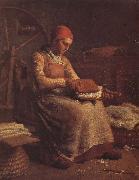 Jean Francois Millet Peasant hackle wool china oil painting artist